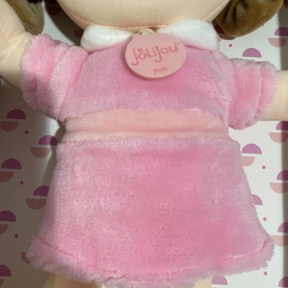 Jolijou Mlle Rose Plush Doll In Pink Dress With Gift Box - Picture 4 of 6